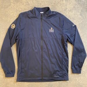 Nike Storm-FIT 2022 PGA Southern Hills Jacket Mens Large Blue Golf Full Zip